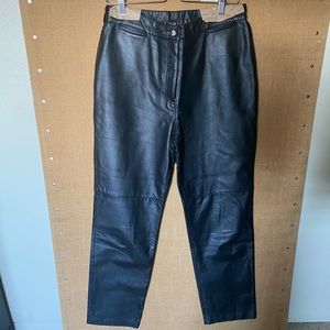 LAUREN RALPH LAUREN GENUINE LEATHER PANT